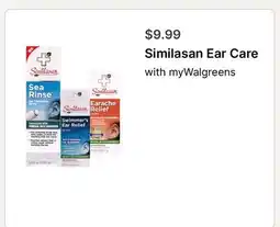 Walgreens Similasan Ear Care offer