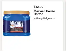 Walgreens Maxwell House Coffee offer