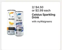 Walgreens Celsius Sparkling Drink offer