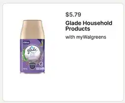 Walgreens Glade Household Products offer
