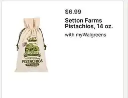 Walgreens Setton Farms Pistachios, 14 oz offer