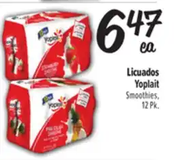 El Super Yoplait Smoothies offer