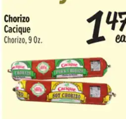 El Super Cacique Chorizo offer