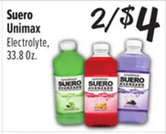 El Super Unimax Electrolyte offer