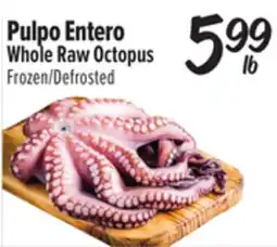El Super Whole Raw Octopus offer