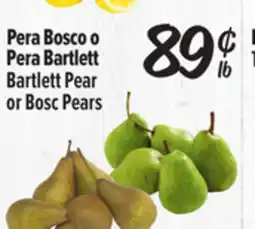 El Super Bartlett Pearor Bosc Pears offer