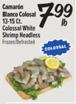 El Super Colossal White Shrimp Headless offer
