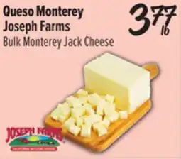 El Super Joseph Farms Monterey Jack Cheese offer