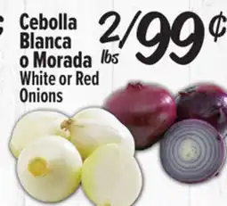 El Super White or Red Onions offer