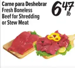 El Super Fresh Boneless Beef for Shredding or Stew Meat offer