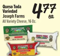 El Super Joseph Farms All Variety Cheese offer