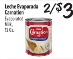 El Super Leche Evaporada Carnation offer