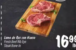 El Super Lomo de Res con Hueso offer