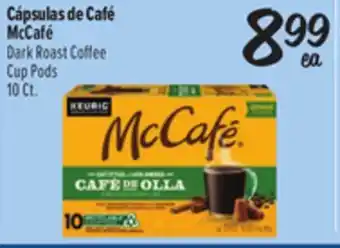 El Super McCafé Dark Roast Coffee Cup Pods offer