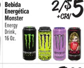 El Super Monster Energy Drink offer