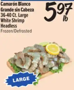 El Super Fresh Large White Shrimp Headless offer