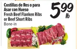 El Super Fresh Fresh Beef Flanken Ribs or Beef Short Ribs offer