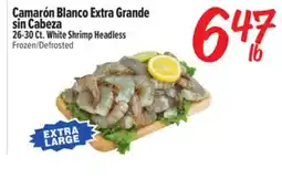 El Super Fresh White Shrimp Headless offer