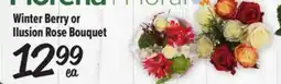 El Super Fresh Winter Berry or Ilusion Rose Bouquet offer