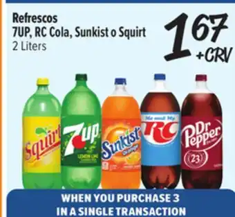 El Super Fresh 7UP, RC Cola, Sunkist o Squirt offer