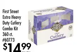 Smart & Final First Street Extra Heavy Duty Cutlery Combo Kit offer