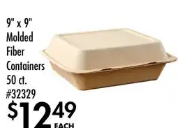 Smart & Final 9 x 9 Molded Fiber Containers offer