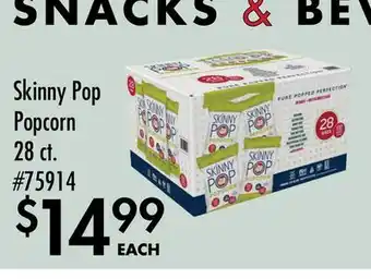 Smart & Final Skinny Pop Popcorn offer