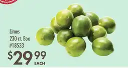 Smart & Final Limes offer