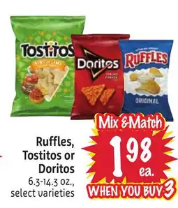 Foodmaxx Ruffles, Tostitos or Doritos offer