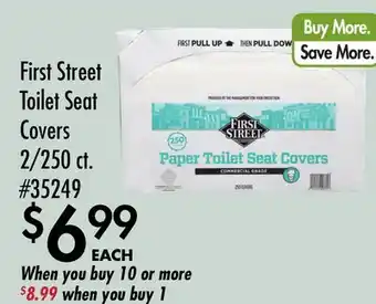 Smart & Final First Street Toilet Seat Covers offer