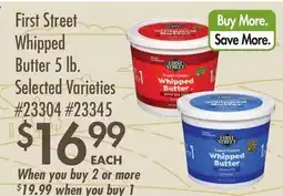 Smart & Final First Street Whipped Butter offer