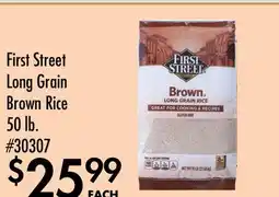 Smart & Final First Street Long Grain Brown Rice offer