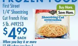 Smart & Final First Street 1/4 Shoestring Cut French Fries offer