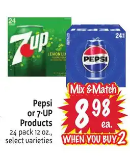 Foodmaxx Pepsi or 7. UP Products offer