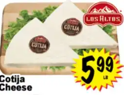 Superior Grocers Cotija Cheese offer