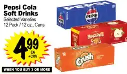 Superior Grocers Pepsi Cola Soft Drinks offer