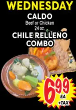 Superior Grocers CALDO Beef or Chicken offer