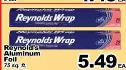 Superior Grocers Reynold's Aluminum Aluminum Foil offer