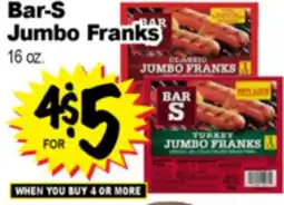 Superior Grocers Bar-S Jumbo Franks offer
