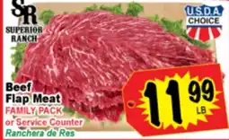 Superior Grocers Beef Flap Meat offer