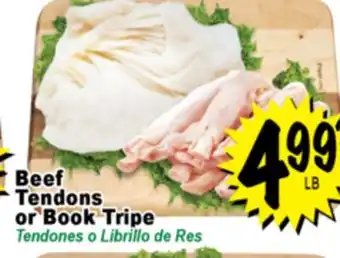 Superior Grocers Beef Tendons or Book Tripe offer