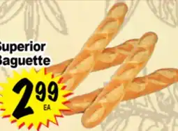 Superior Grocers Superior Baguette offer