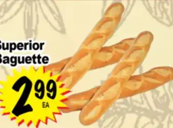 Superior Grocers Superior Baguette offer
