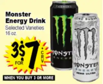Superior Grocers Monster Energy Drink offer