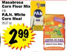 Superior Grocers Masabrosa Corn Flour Mix 4 lb. P. A. N. White Corn Meal 35.27 oz offer