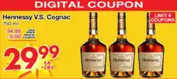 Superior Grocers Hennessy V.S. Cognac offer