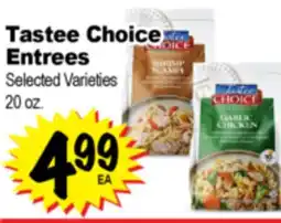 Superior Grocers Tastee Choice Entrees offer