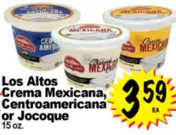 Superior Grocers Los Altos Crema Mexicana, Centroamericana or Jocoque offer