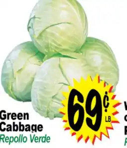 Superior Grocers Green Cabbage offer