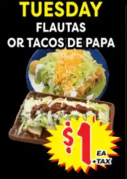 Superior Grocers FLAUTAS OR TACOS DE PAPA offer